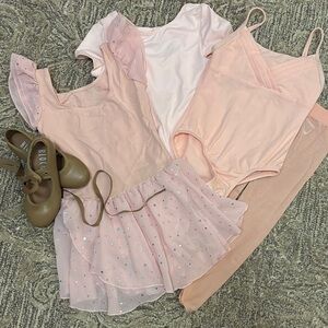 Girls Pink Ballet Dancewear Set